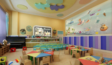 幼兒園建筑外墻水漆工程涂裝案例